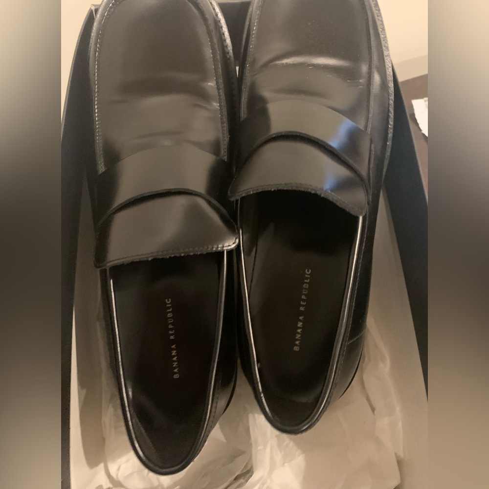Mens Black Leather Loafers - Made in Italy